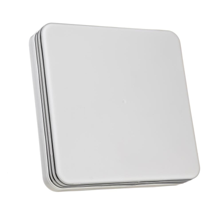 Светильник светодиодный накладной AVT, SILVER, 48W 5000К, 4600Lm, IP40, квадрат, 300мм, 1020700 - 1