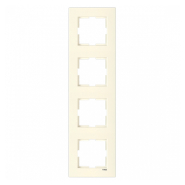 Рамка четверная вертикальная VIKO KARRE, 90960233, крем