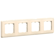 Рамка 4 поста Legrand Cariva, 773754, слонова кістка