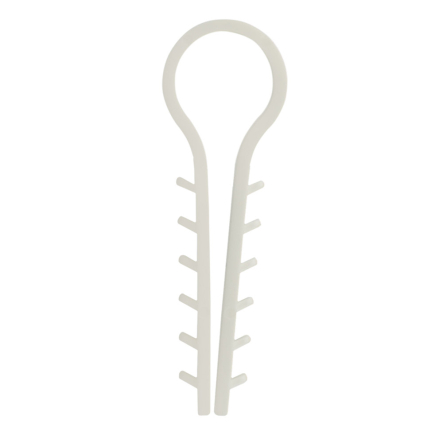 Дюбель-хомут АСКО-УКРЕМ круглый 12мм, белый (уп.100шт)