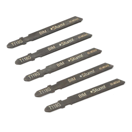 Пилки для лобзика Sturm 9019-03-118G металл (уп. 5шт) - 1