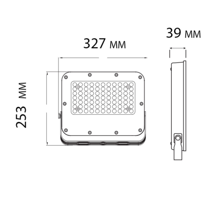 Прожектор LED Horoz Electric MARGAY-200 3CCT, 200W, 3000-4500-6400К, 6500Lm, 145-265V, IP65, серый, 068-031-1200-020