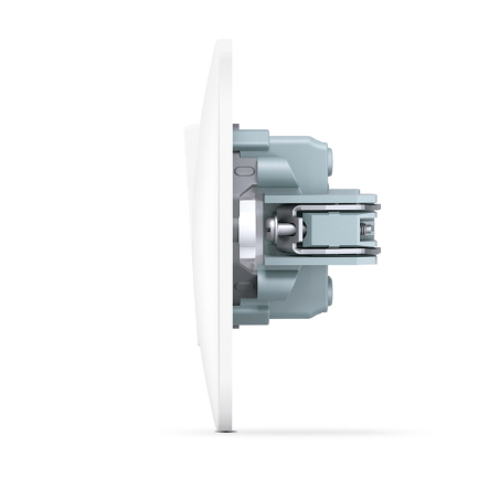 Вимикач VIDEX BINERA, одноклавишный, білий, VF-BNSW1-W - 5