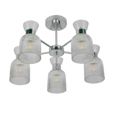 Светильник Ardero BL1650-3ARD SHARLOTT, под лампу E14х5, ⌀530х330мм, хром