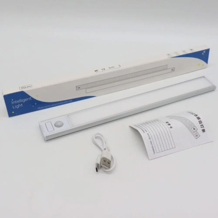 Светильник аккумуляторный 30см с датчиком движения от USB на магнитах HYSS 200