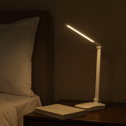 Настольная лампа аккумуляторная LEDium TAL-6102, 6 W, USB, 1800mAh, белая