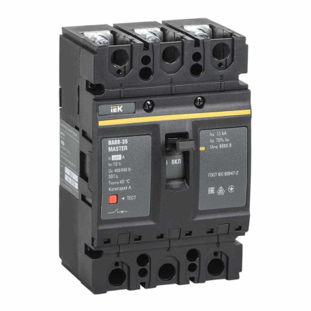 Автоматический выключатель IEK&nbsp;ВА88-35, 3Р, 250 А, 35 кА, MASTER, SVA30-3-0250-02 - 1