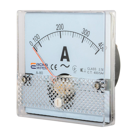 Амперметр АСКО-УКРЕМ АС 400/5А 80х80, А-80, A0190010053
