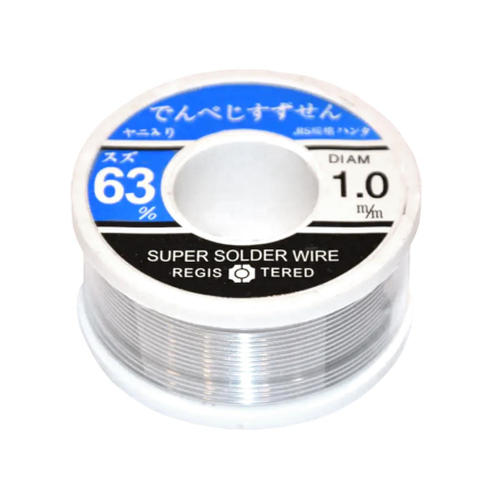 Припой с канифолью ПОС 63 (1мм на катушке) - 1