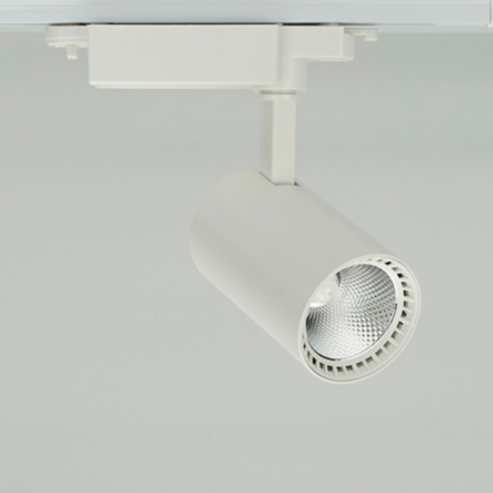 Светильник трековый FERON, AL102 COB, 12W, 960Lm, 2700K, IP40, 80х129х182 мм, белый, 6645