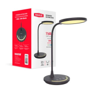 Настольная лампа LED MAXUS 1-MDL-12W-BSmile Desk Lamp, 12W, 3CCT BL Smile Nightlight, чёрная