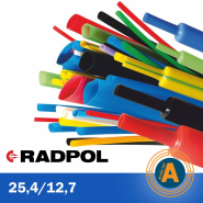 Трубка термоусаджувальна RADPOL, RCH1 25,4/12,7Х1-N синя