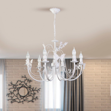 Люстра N&B Light "ФАРФАЛА" 30366, 6хЕ14, D 620 мм, Н 740/600 мм