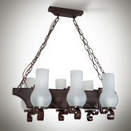 Люстра N&amp;B Light "ТРАКТИР" 14909, 6хЕ14, 360х700 мм