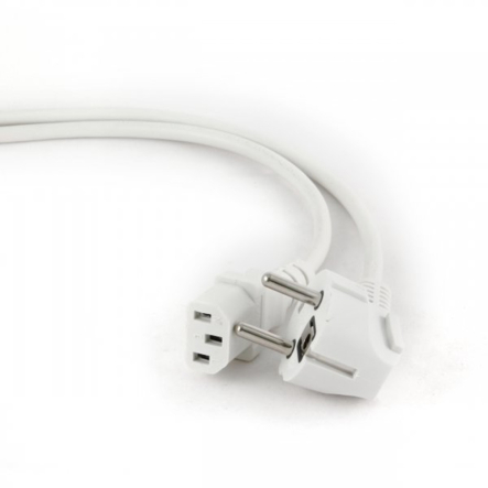 Кабель силовой Cablexpert PC-186W-VD, CEE7/7-C13, длина 1.8 м, 3*0.75 мм. VDE, белый - 1