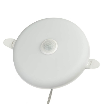 Светодиодный светильник с датчиком AVT-SENSOR ROUND ESTER-9W, 9W, 5000K, IP40, 90мм, 1022816 - 1