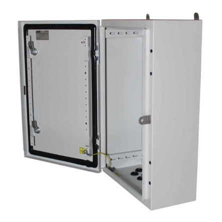 Бокс монтажный навесной Билмакс BW t=1,0-(400х400х350) IP54 У2 без панели, пласт. замок, Б00054596