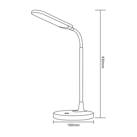 Настольная лампа аккумуляторная HOROZ Electric AYLA 8W 3000-6000K 3,7V/1800mAh