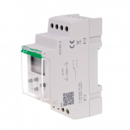 Реле времени программируемое F&F PCZ-521.3 (недельный, одноканальный), NFC