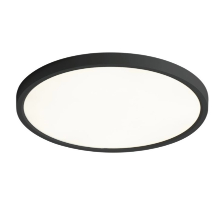Люстра LED потолочна Sirius GLD-23414 BK, 18W*2, ⌀300, чорна - 1