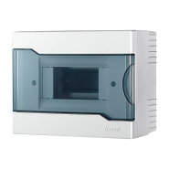 Щит Lezard ЩРН-П-6, 6 модульный наружной установки с прозрачной крышкой, 190х148х92 мм, 730-2000-006