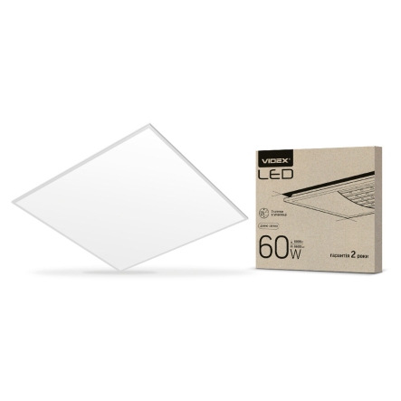 Панель світлодіодна Videx VL-Pb606W, 60W, 6000K, 6600 Lm, 220V - 1