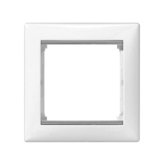 Рамка одинарна LEGRAND Valena, 774491, білий/сірий