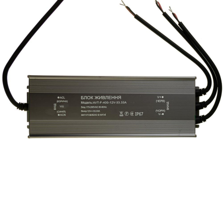 Блок питания LED AVT NEW 12V IP65 33.3А - 400W
