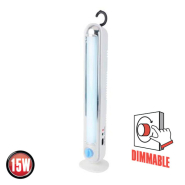 Фонарь переносной светильник аварийный Horoz Electric MESSI-15 LED 15W белый