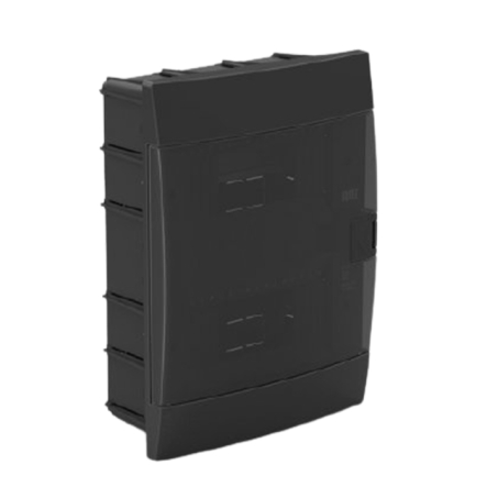 Щит розподільний HOROZ 600-001-161, 16 модулів, прихований, чорний - 1