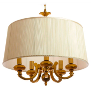 Люстра ARTTOK 4013/5P AC+CL+WT shade