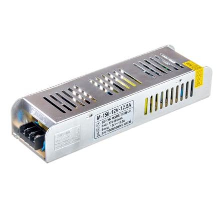 Блок питания для ленты AVT Standart 12V IP20 12V M-12.5A - 150W, 1018127 - 1