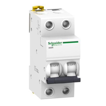 Автоматичний вимикач Schneider Electric IK60, 2P, 10А, С, А9К24210 - 1