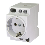 Розетка на DIN-рейку t-2P+Z Schuko ETIMAT, 2414021