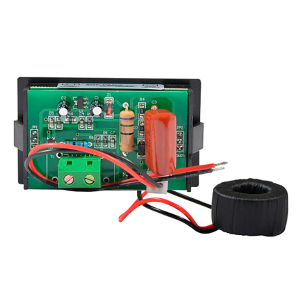 Амперметр+вольтметр цифровой AC 100А. AC 80-300В 70x40, ЦАВ-100 LB, A0190010130