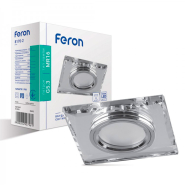 Светильник точечный Feron 8170-2, MR-16, G5.3, серебро, LED подсветка, 6500K, 4536