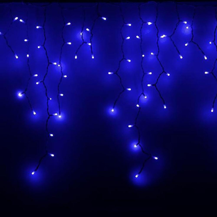 Гирлянда внутренняя DELUX, ICICLE, 90LED, 2х0,5м, синяя/прозрачная, IP20 - 1