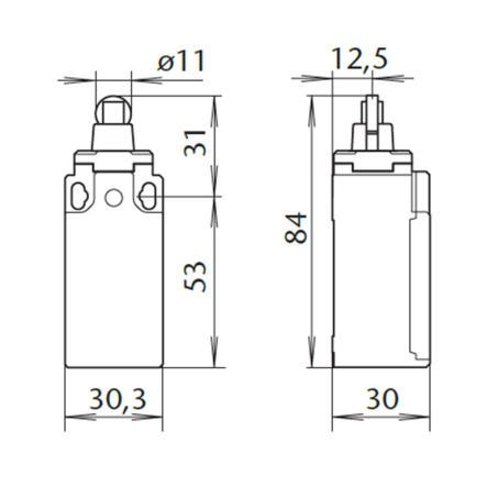 Выключатель концевой CEZ KSAP3T12Z11