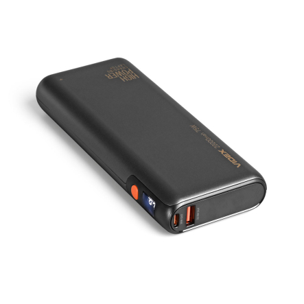 Повербанк (УМБ) VIDEX VPB-202C, 20000mAh, 75W, Black