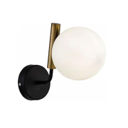 Бра Paolina FR5011WL-01B, 1xE14, 40W, 25х21х14 см, черный/бронза