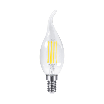 Лампа LED MAXUS 1-MFM-737, Filament, 6 Вт, 4100K, E14, 220 В, C37 Clear - 1