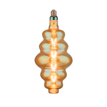 Лампа світлодіодна Horoz Electric Filament ORIGAMI-XL, 8 Вт, Е27, 2200К, 620Lm, Бурштин, 001-053-0008-110 - 1