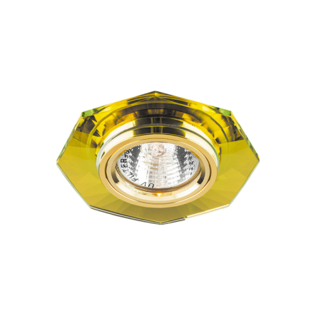 Светильник точечный Feron 8120-2, MR16, GU5.3, 50W, желтый/золото - 1