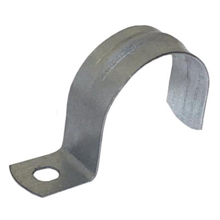 Скоба оцинкована однолапкова, TNSy5504931, СОО-23 PRO d21-23мм, 14/1мм, МР18 (50шт/пак) - 1