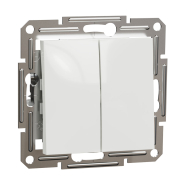 Выключатель 2кл без рамки, Schneider Electric, ASFORA, белый, EPH0370121