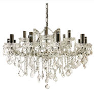 Люстра ARTTOK RM 8888/12+6P CH+CL