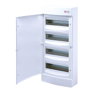 Щит накладной распределительный ETI ECT 48PO, 48 модулей, белая дверь, 1101021