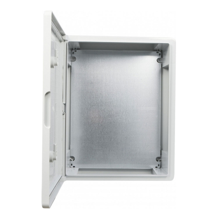 Корпус АБС-пластик АСКО-Укрем, ударостойкий, с монтажной панелью, непрозрачные дверки, 35*50*19, ІР65, A0270010019