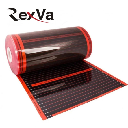 Инфракрасная нагревательная пленка RexVa 100см (4сек.=1м.кв.) 150Вт/м.кв. саморегулирующая - 1