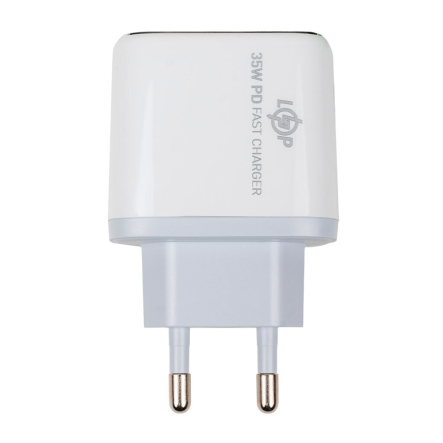 Зарядка для телефона Logic Power 35W (Type-C + Type-C) PD + кабель Type C to Lightning (35WCH)